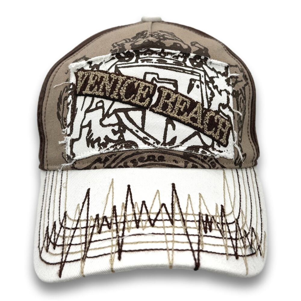 California Cities Vintage Style Baseball Cap Venice Beach LA Hollywood San Diego